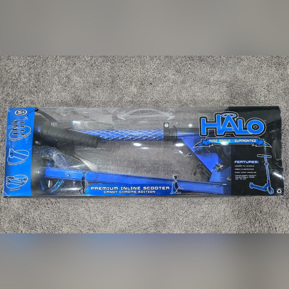 Havoc Premium Inline Scooter - Blue Candy Chrome